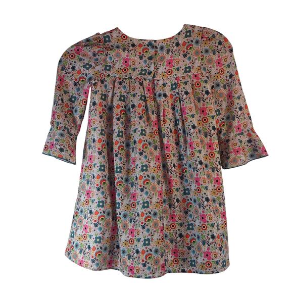 Marmellata Fun Floral Pattern Dress, Size Kids 6 - Picture 3 of 8